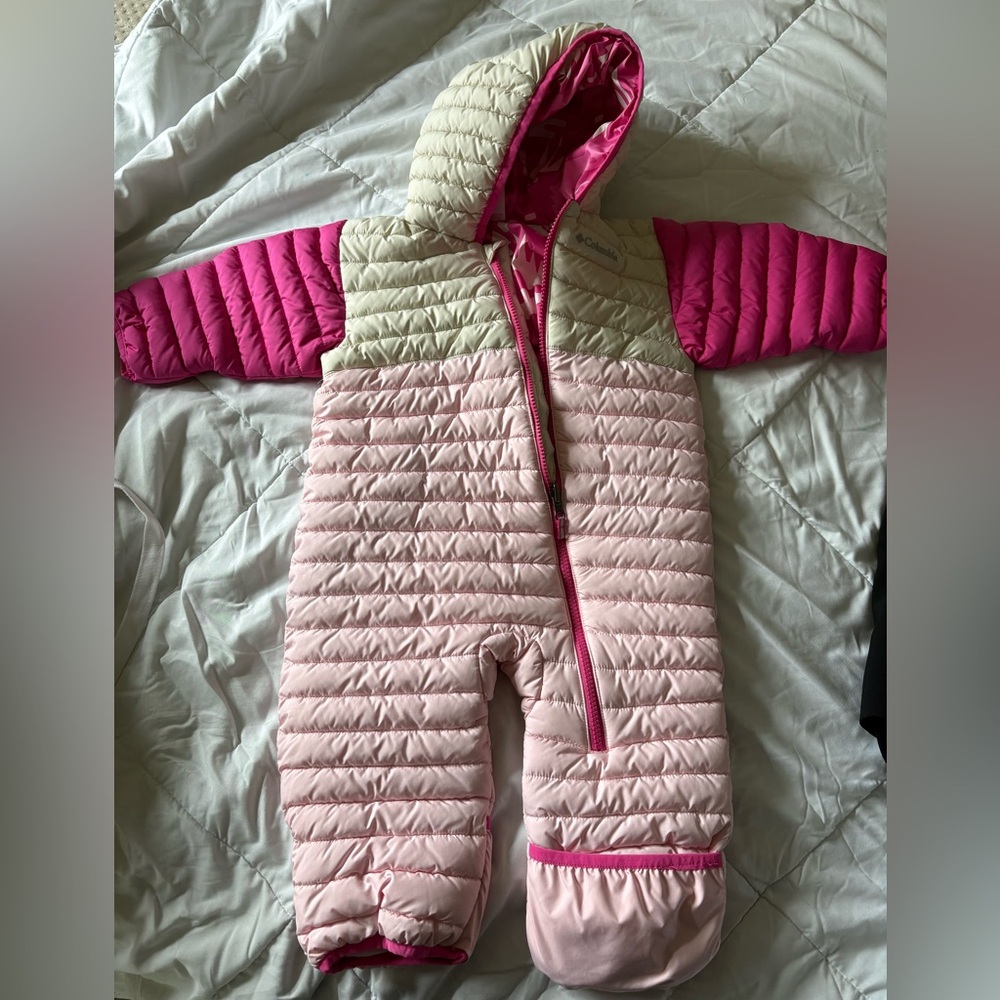 Columbia Pink Reversible Snowsuit